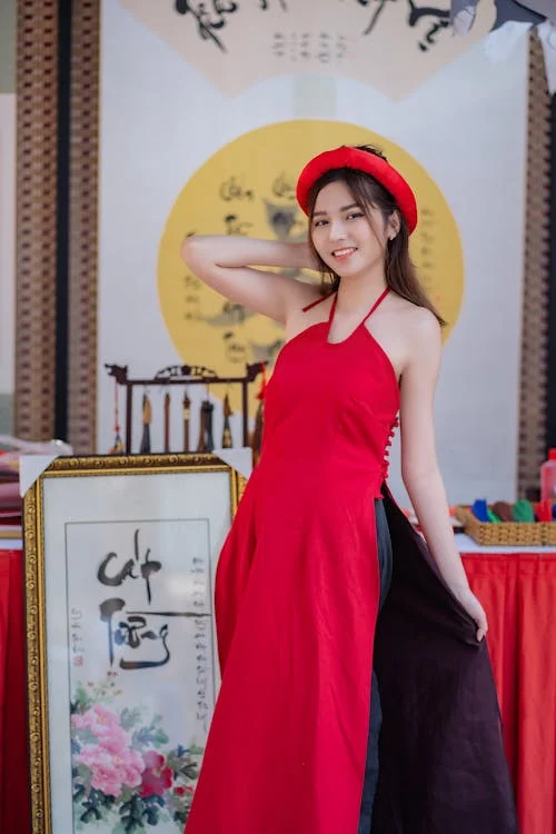 Red prom dress