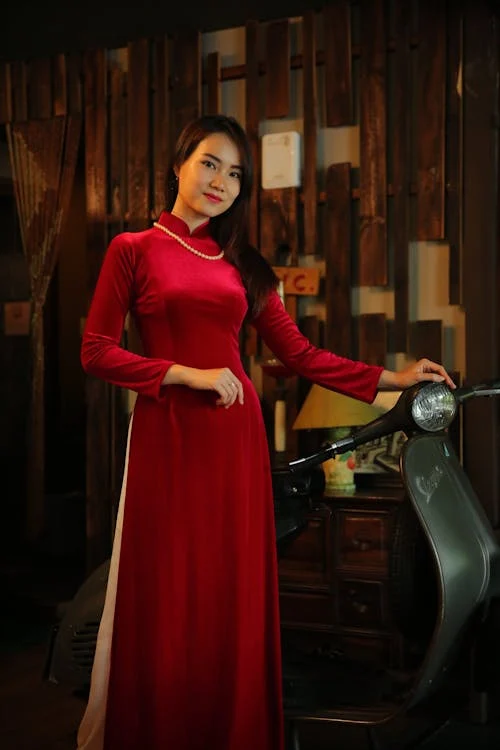 Red prom dress