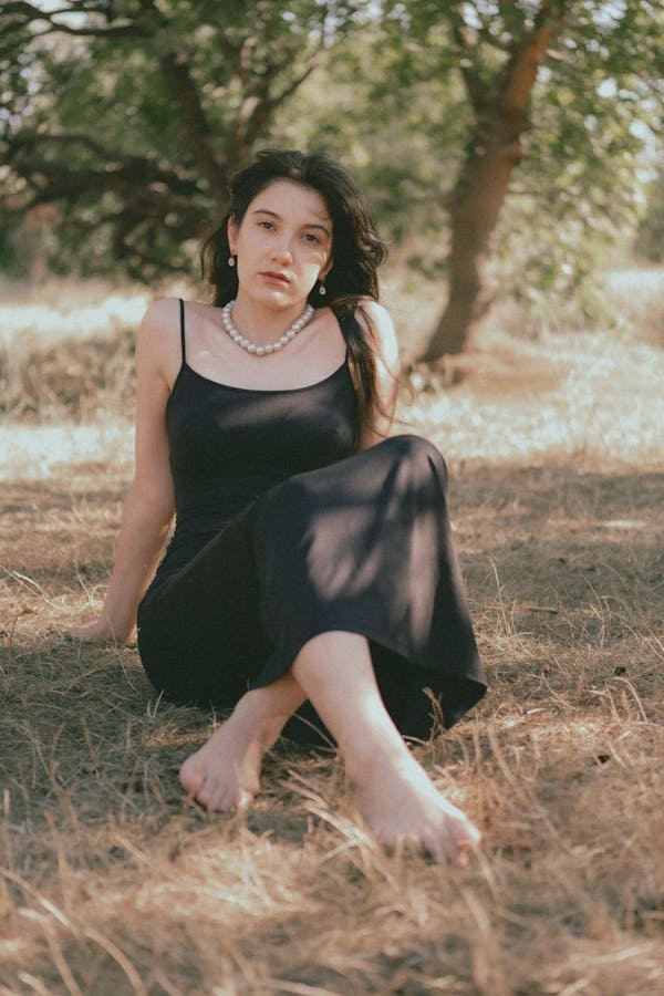 Cotton slip dress