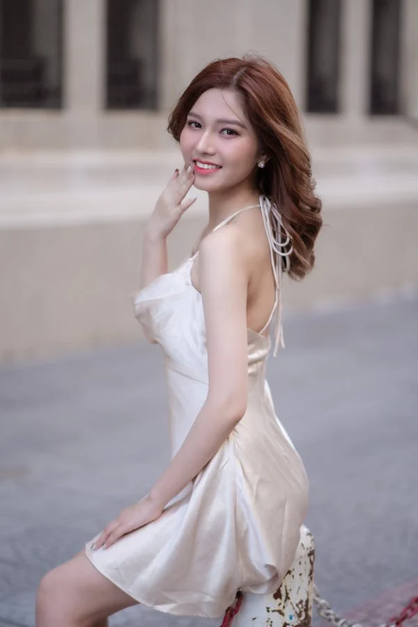 Cotton slip dress