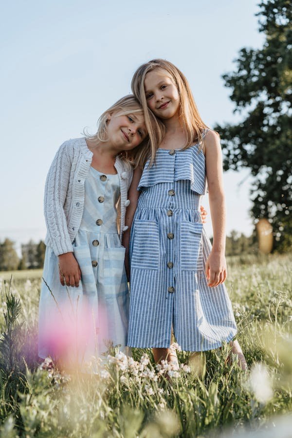 Girls smocked dresses
