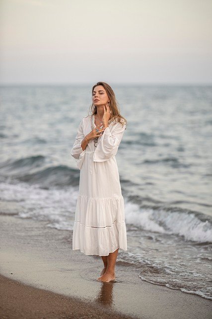 Cotton slip dress