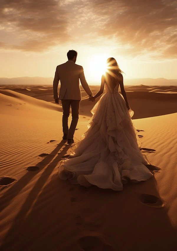 Desert Wedding dress